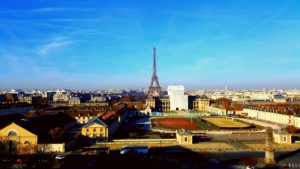 Eiffel Tower on a sunny day