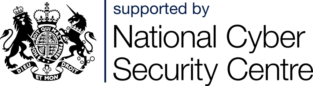 Royal armour symbol. Supported by National Cyber Security Centre.