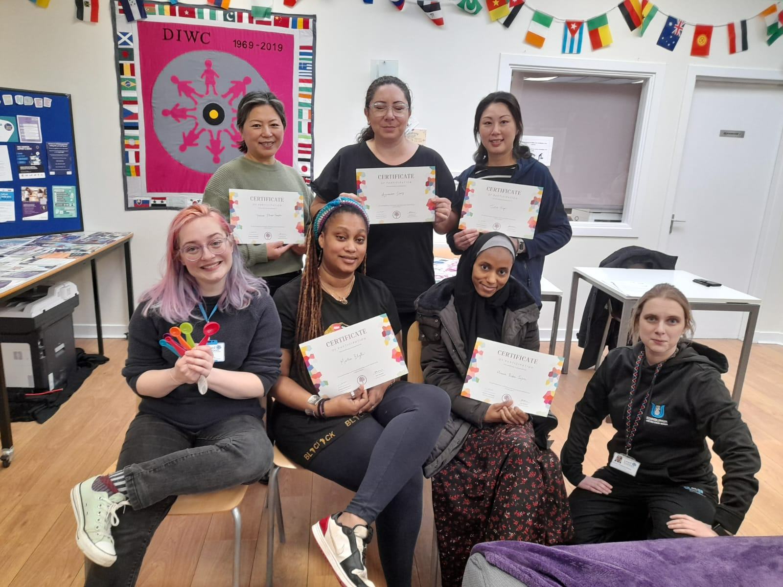     A member of Lead Scotland Staff with Dundee International Women's Centre